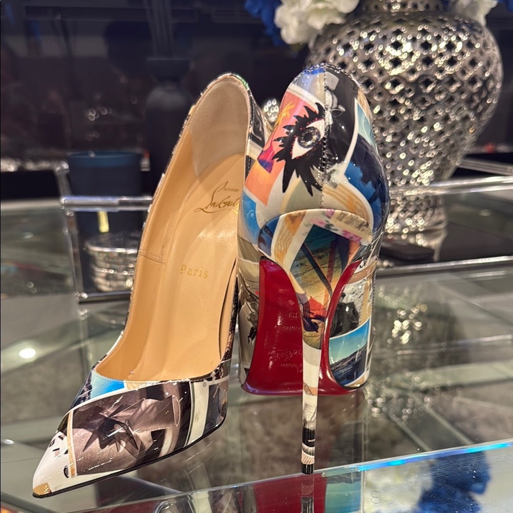 Christian Louboutin Patent Collage So Kate - Picture 2 of 6